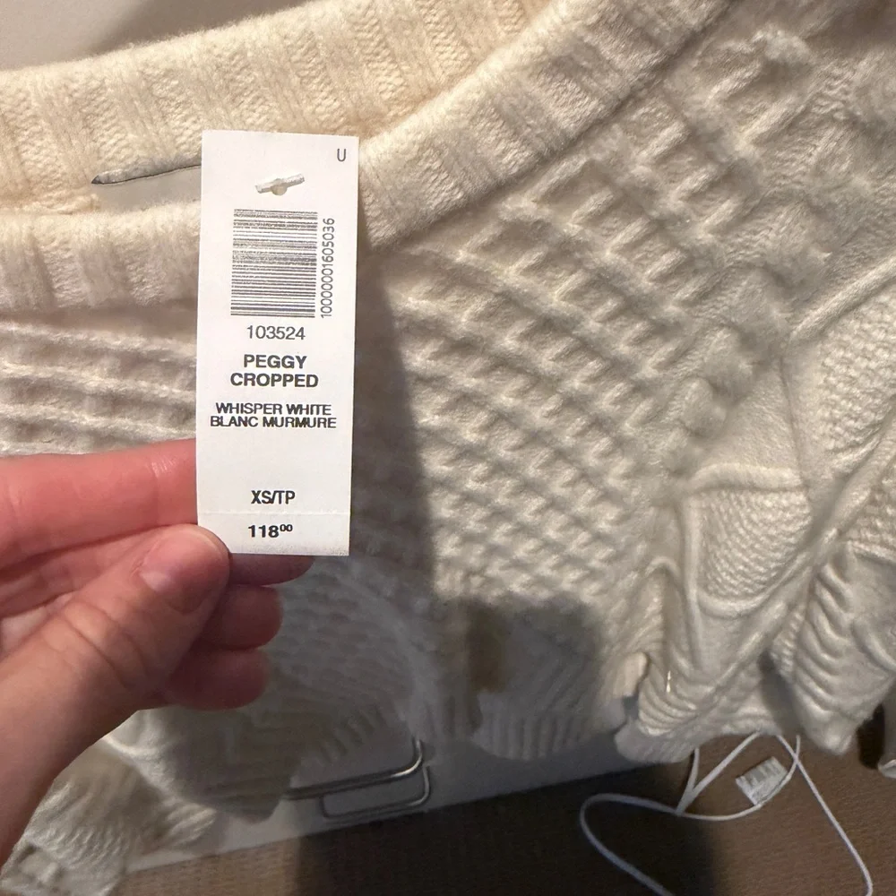 Sunday Best Peggy Cropped Sweater NWT - Picture 6 of 7